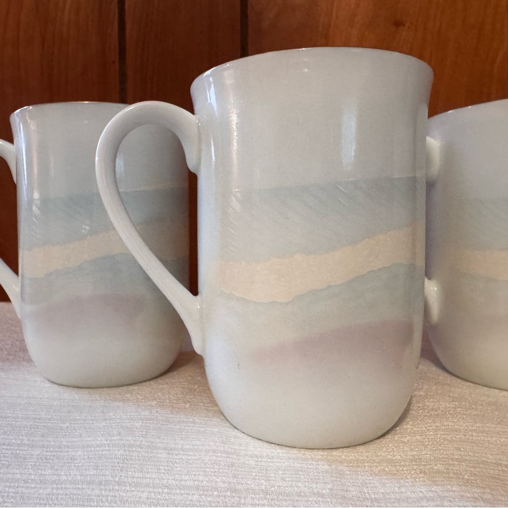 Otagiri Nautical Shell Mug Set - Blue and Cream - Picture 4 of 11